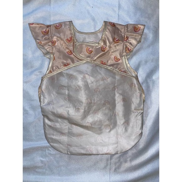 Tiny Twinkle Mess Proof Rainbow Baby Waterproof Baby Apron Bib - Picture 4 of 4